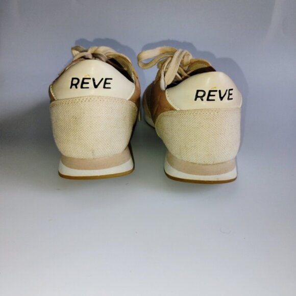 Sam Edelman Tori Tan Sneakers Low-Top Size 9M Casual Retro Style Streetwear - Picture 6 of 8